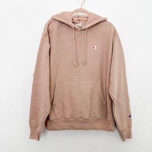 VTG Champion Reverse‎ Weave Hoodie Mens Size L Pink 80s 90s Streetwear Athletic
